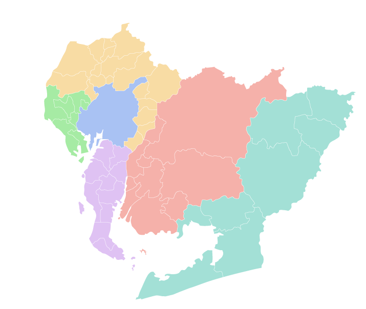 エリアを選択